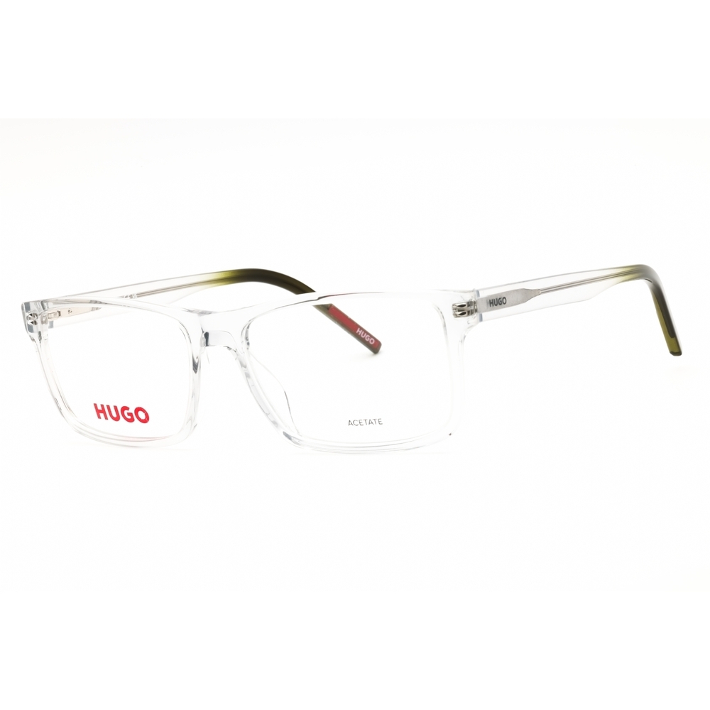 NWT Hugo HG 1262-03U5 00 Green Rectangle 55mm Eyeglasses